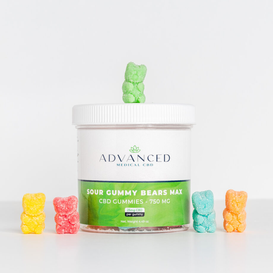 Advanced Medical CBD - Sour Gummy Bears Max 750mg