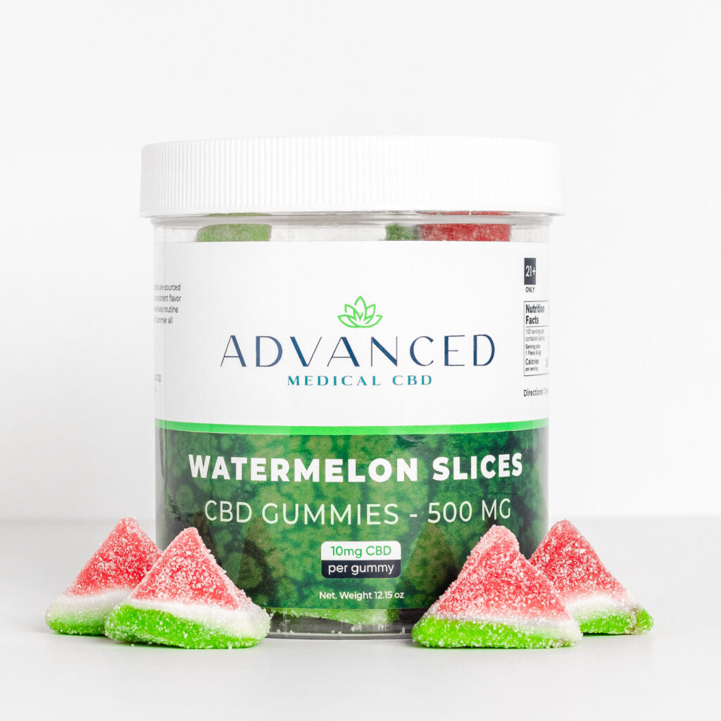 CBD Watermelon Gummies 500 MG - Advanced Medical CBD